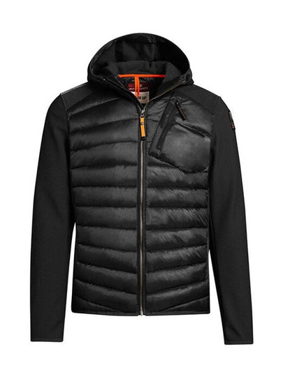 Nolan Padded Hooded Jacket Black - PARAJUMPERS - BALAAN 2