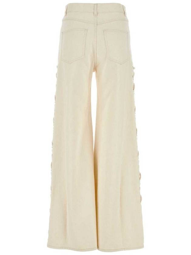 Ivory Denim Wide Pants CHC23UDP02152 107 - CHLOE - BALAAN 3