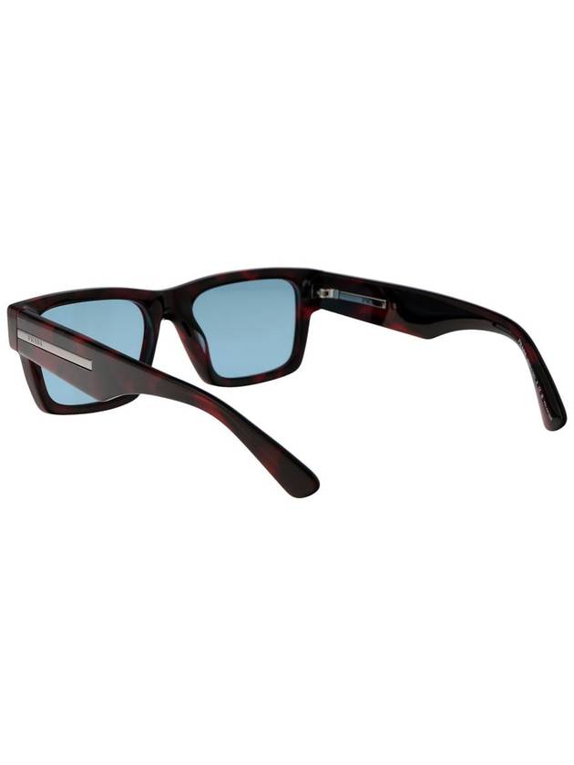 Eyewear Tortoiseshell Effect Rectangular Frame Sunglasses PR25ZS - PRADA - BALAAN 5