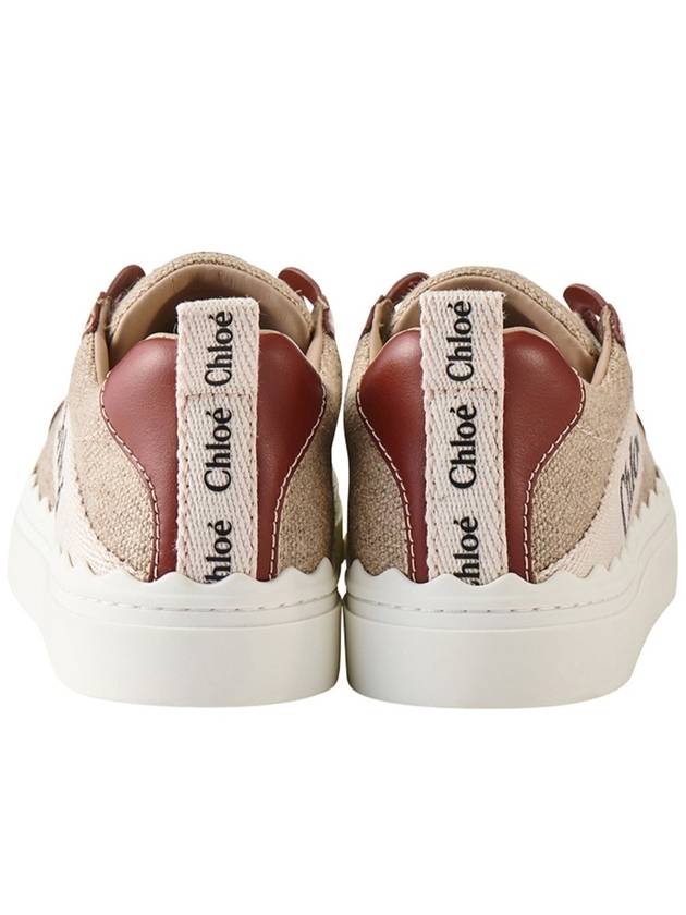 Lauren Leather Converse Low Top Sneakers Brown - CHLOE - BALAAN 5