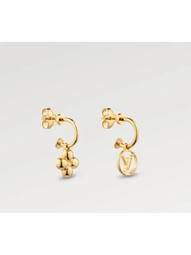 Blooming Earrings Gold - LOUIS VUITTON - BALAAN 5