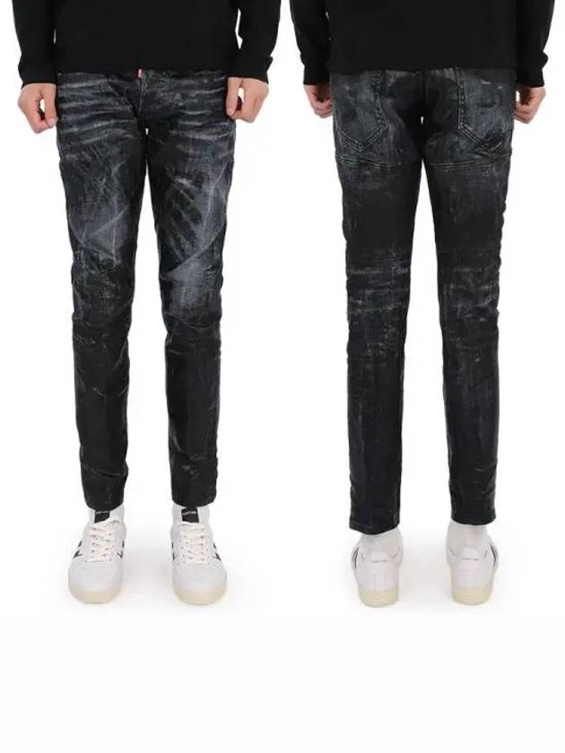 Coating Tidy Biker Jeans Black - DSQUARED2 - BALAAN 2