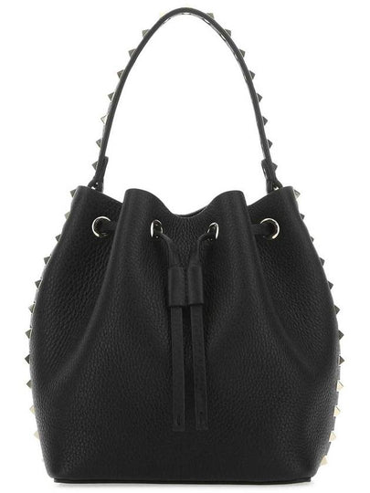 Women's Rockstud Bucket Bag Black - VALENTINO - BALAAN 2