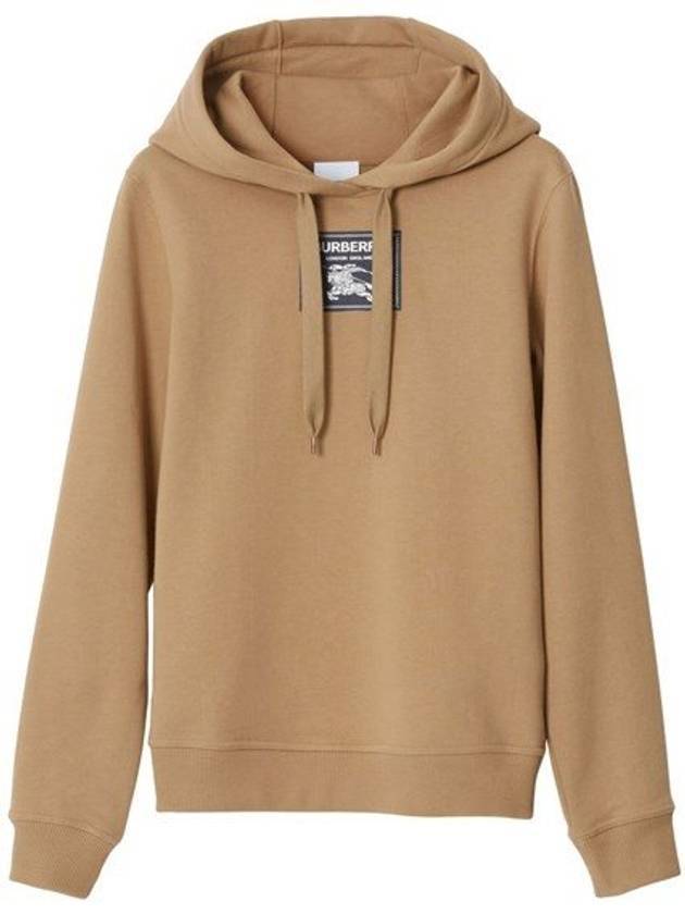 Women's Prosum Label Cotton Hoodie Camel - BURBERRY - BALAAN 1