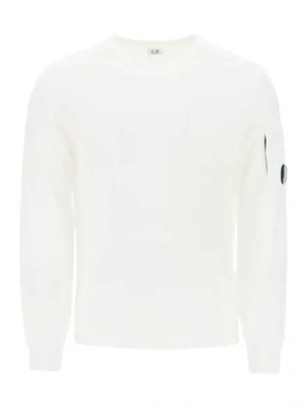 Cotton Crepe Knit Top White - CP COMPANY - BALAAN 2