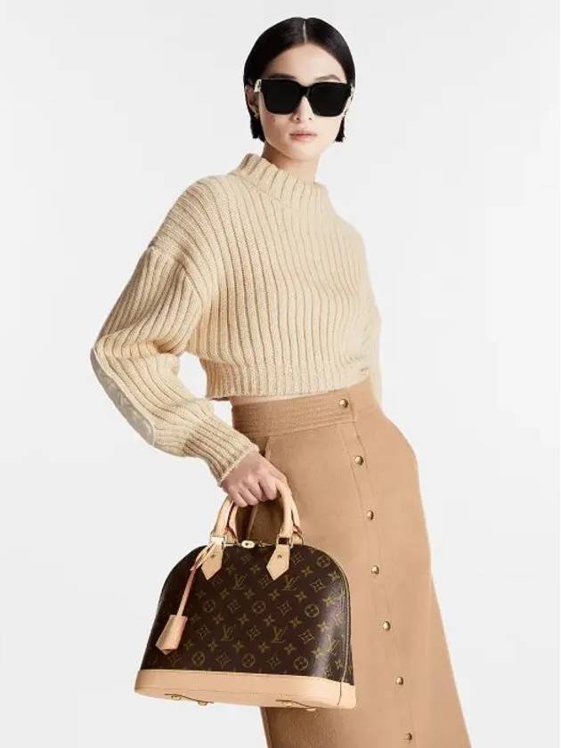 Alma Monogram Canvas Tote Bag Brown - LOUIS VUITTON - BALAAN 10