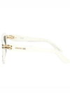 Shiny Gradient Square Sunglasses Ivory - DIOR - BALAAN 4