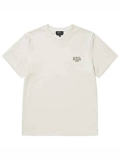 Raymond Logo Short Sleeve T-Shirt Chalk - A.P.C. - BALAAN 2