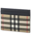 Men's Vintage Check Card Wallet Beige - BURBERRY - BALAAN 4