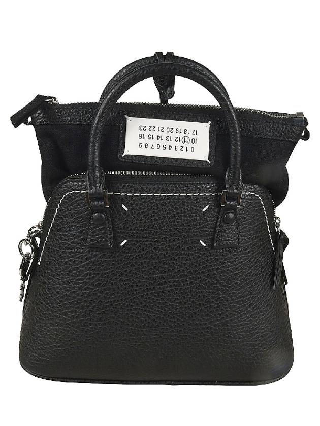 5AC Logo Patch Mini Tote Bag Black - MAISON MARGIELA - BALAAN 2