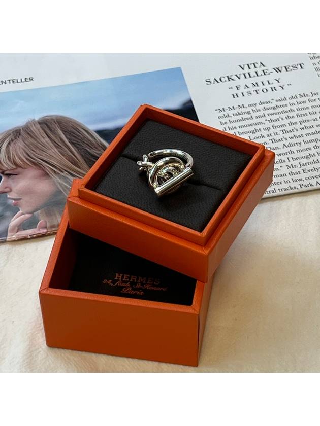 Croisette Ring Silver - HERMES - BALAAN 8