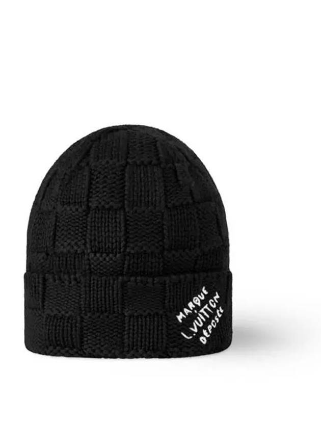 Damier Snug Beanie Black - LOUIS VUITTON - BALAAN 2