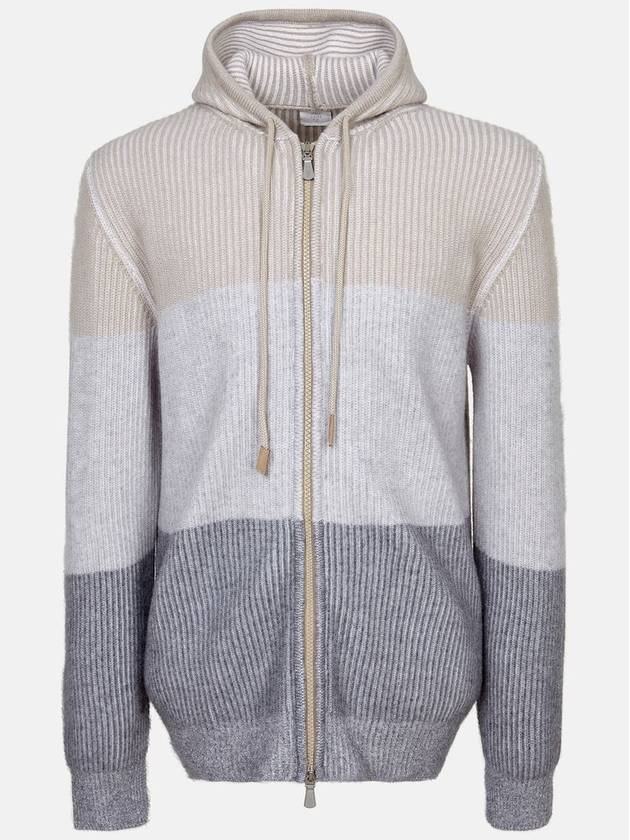 Eleventy cashmere block hooded zip up F76MAGF42 - ELEVENTY MILANO - BALAAN 4