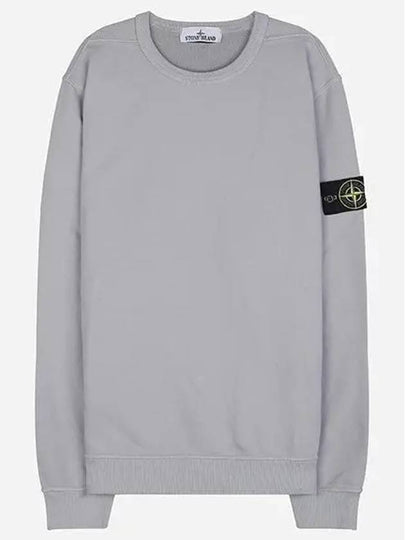 Wappen Patch Crew Neck Cotton Sweatshirt Grey - STONE ISLAND - BALAAN 2