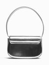 1DR Mirrored Leather Shoulder Bag Silver - DIESEL - BALAAN 3