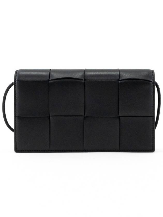 Intrecchio Strap Mini Cross Bag Black - BOTTEGA VENETA - BALAAN 3