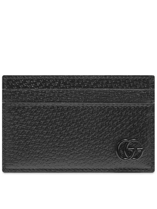 GG Marmont Card Wallet Black - GUCCI - BALAAN 1