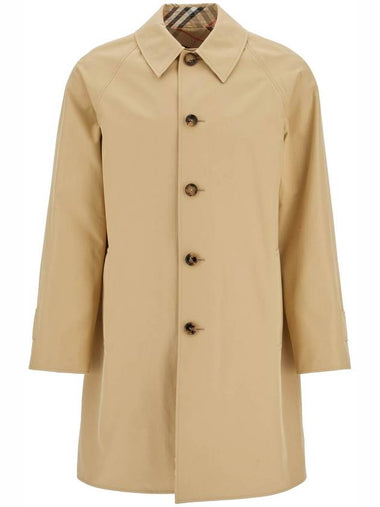 reversible gabardine car coat - BURBERRY - BALAAN 1