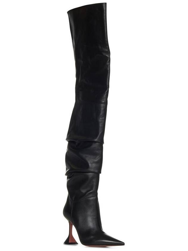 Amina Muaddi Olivia Thigh High Boots - AMINA MUADDI - BALAAN 2