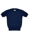 Signature Stitch Linen Knit Top Blue - MAISON MARGIELA - BALAAN 2