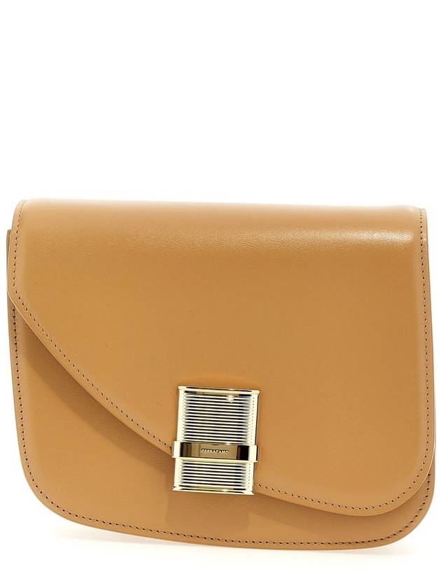 Salvatore Fiama Cross Bag Light Camel - SALVATORE FERRAGAMO - BALAAN 2