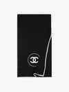 CC Logo Cashmere Silk Scarf Black - CHANEL - BALAAN 2