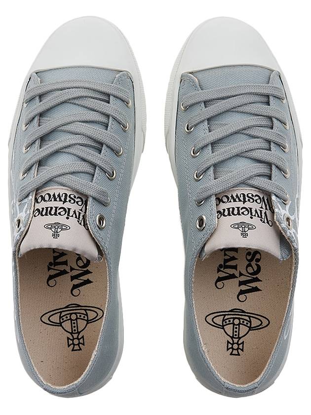 ORB Logo Low Top Sneakers Grey - VIVIENNE WESTWOOD - BALAAN 7