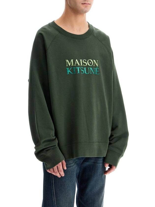 "oversized sweatshirt with - MAISON KITSUNE - BALAAN 2