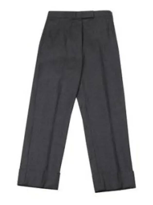 Classic Back Strap Straight Pants Grey - THOM BROWNE - BALAAN 2