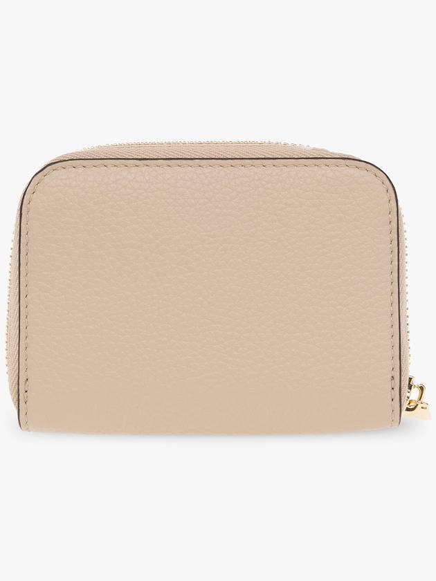 FERRAGAMO Leather Wallet, Women's, Beige - SALVATORE FERRAGAMO - BALAAN 3