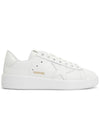 Purestar White Tab Sneakers White - GOLDEN GOOSE - BALAAN 6