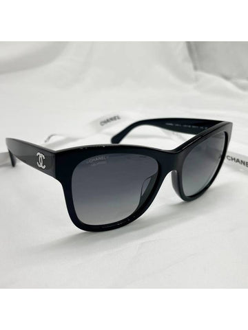 Sunglasses CC Logo Square Black A71224 - CHANEL - BALAAN 1