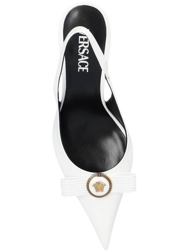 Versace Pumps With Medusa Head, Women's, White - VERSACE - BALAAN 6