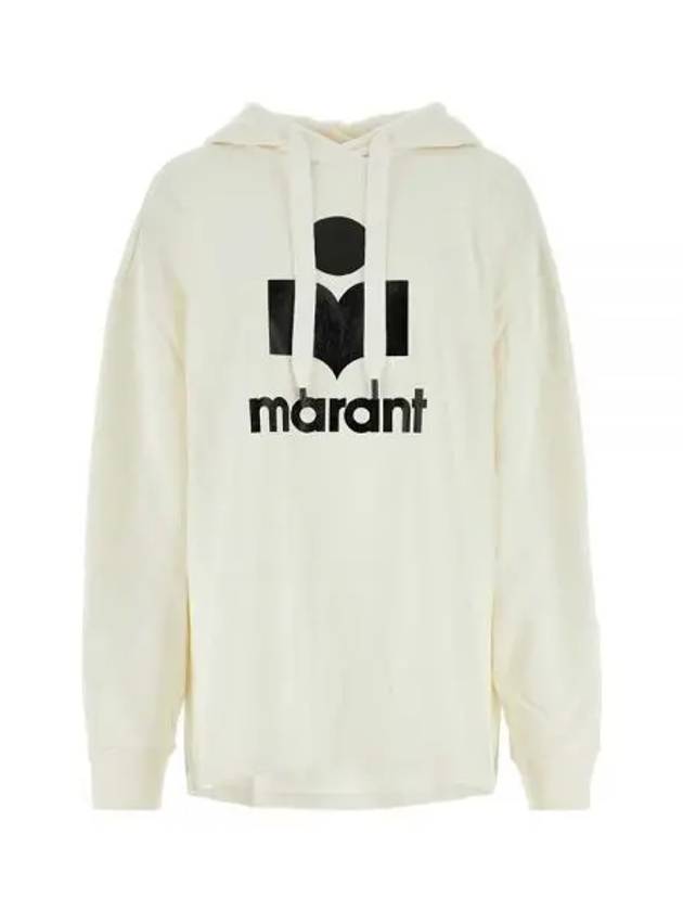 Marly Logo Hoodie White - ISABEL MARANT - BALAAN 2