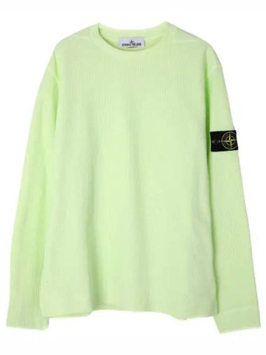 Knit nylon blend garment dyeing badge sweatshirt - STONE ISLAND - BALAAN 1