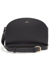 Half Moon Leather Cross Bag Black PXADM F61048 - A.P.C. - BALAAN 4