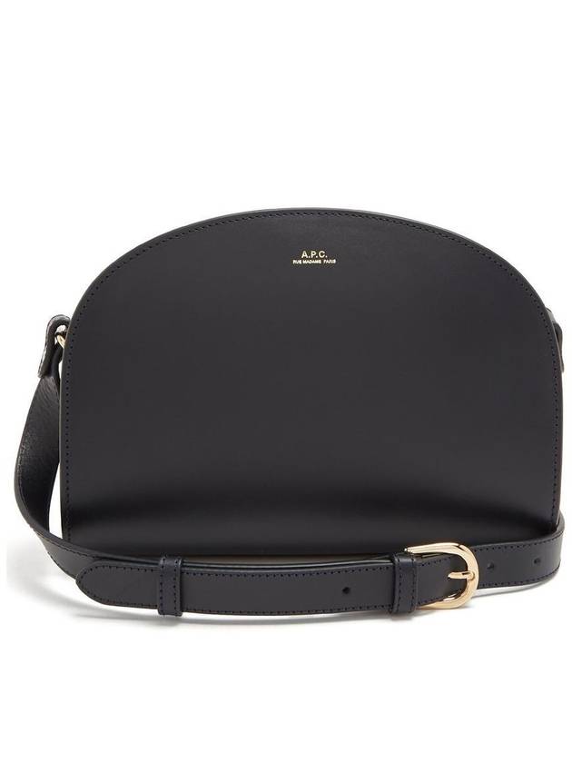 Half Moon Leather Cross Bag Black PXADM F61048 - A.P.C. - BALAAN 4