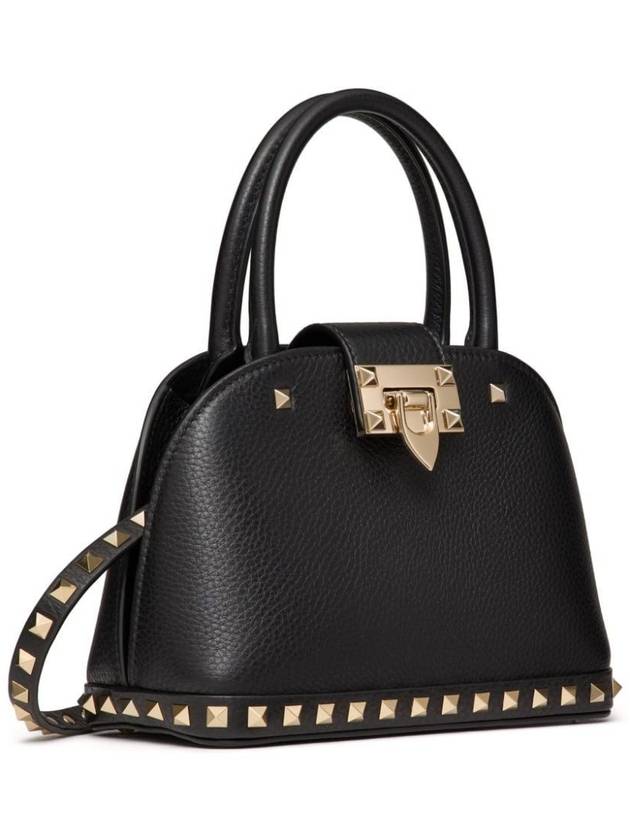 VALENTINO ROCKSTUD SMALL DOUBLE HANDLE BAG - VALENTINO - BALAAN 3