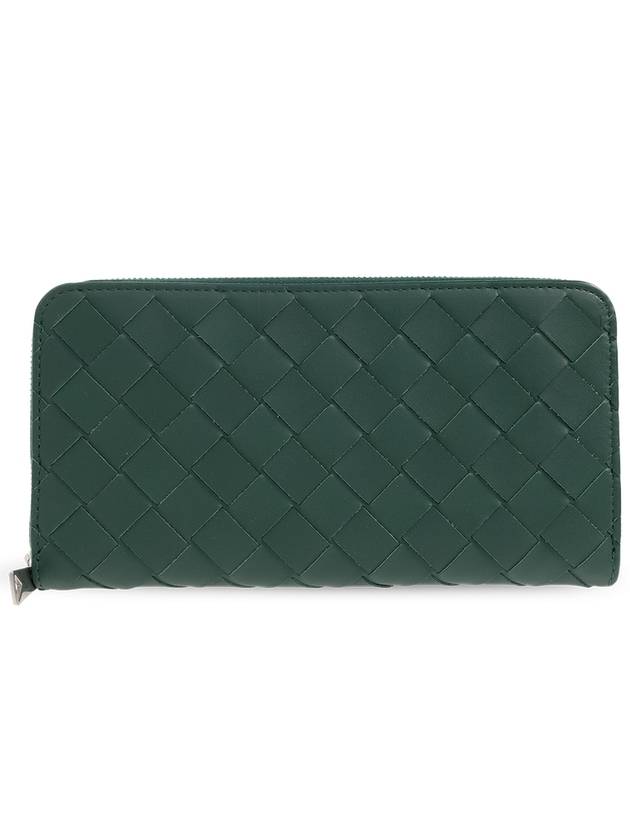 Bottega Veneta Leather Wallet, Men's, Green - BOTTEGA VENETA - BALAAN 1