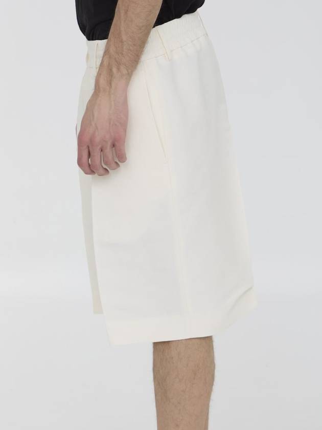 Tailored Canvas Shorts - BURBERRY - BALAAN 4