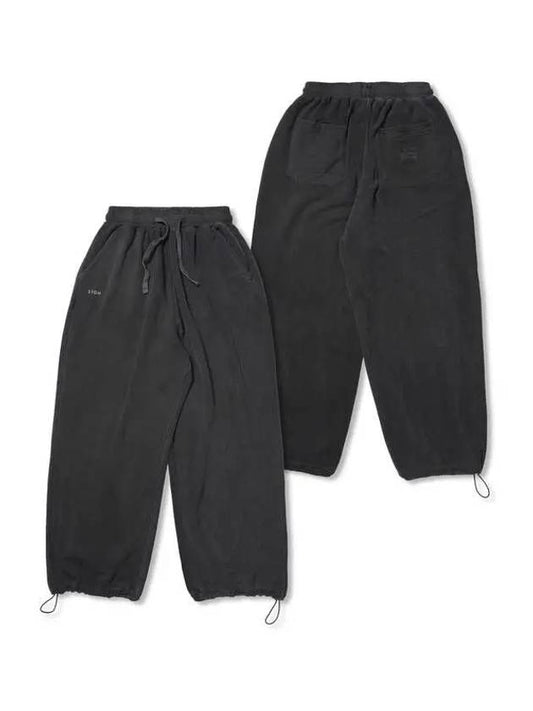 Docking Insideout Pigment Super Wide Jogger Pants Charcoal - STIGMA - BALAAN 1