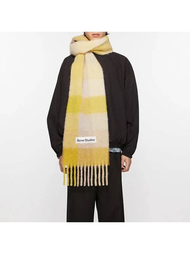 Muffler Scarf CA0084CQX BEIGE YELLOW - ACNE STUDIOS - BALAAN 2