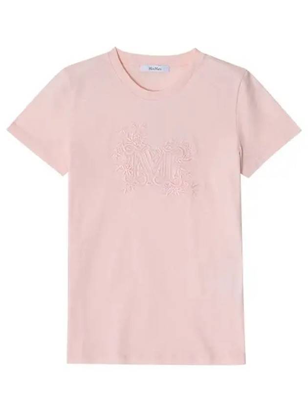 Women's Sacha Short Sleeve T-Shirt Pink - MAX MARA - BALAAN 2