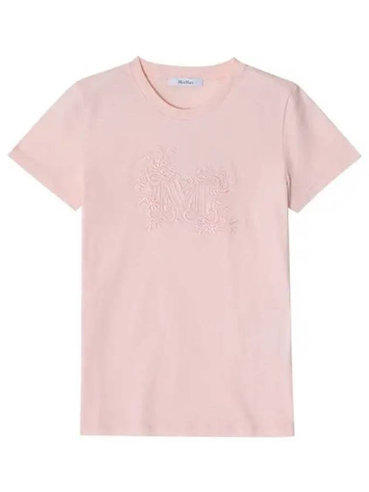 Women's Sacha Short Sleeve T-Shirt Pink - MAX MARA - BALAAN 2
