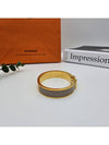 Clic H Bracelet Gold Marron Glace - HERMES - BALAAN 4