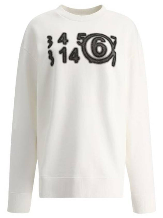 Numbering Logo Sweatshirt Off-White - MAISON MARGIELA - BALAAN 1