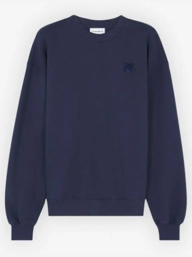 Bold Fox Head Patch Comfort Sweatshirt Ink Blue - MAISON KITSUNE - BALAAN 2