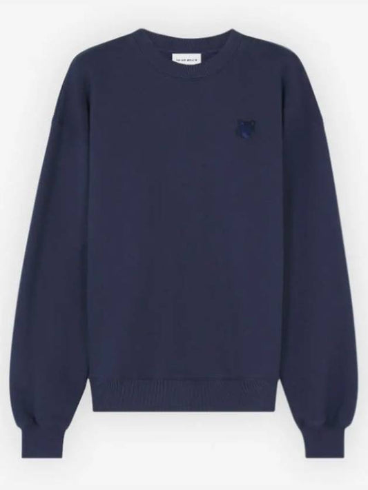 Bold Fox Head Patch Comfort Sweatshirt Ink Blue - MAISON KITSUNE - BALAAN 2