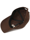 Old School Ball Cap Brown P00000PZ - DONTFORGETME - BALAAN 4