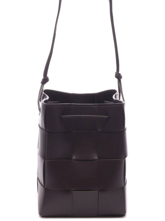 Intrecciato Cassette Small Bucket Bag Fondente - BOTTEGA VENETA - BALAAN 3